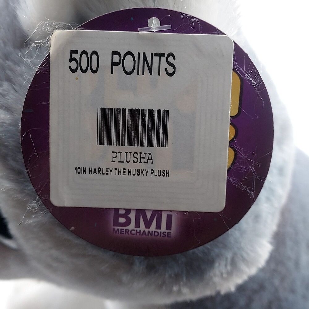 BMI Merchandise Husky Puppy Sparkling Blue Eyes Sweet Clean 10" Plush NWT NEW - Picture 12 of 12